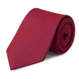 Red Micro Spot Tie