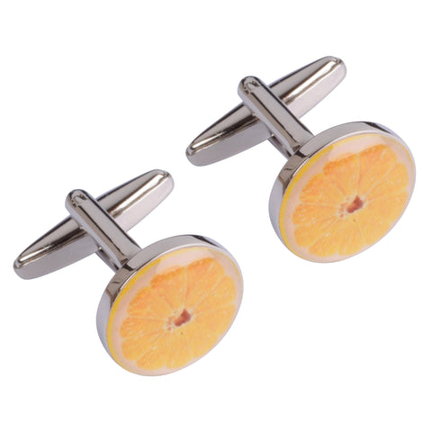 Orange Cufflinks