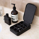 Black Zipped Cufflink & Accessory Stackers Box