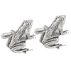 Pewter Frog Cufflinks